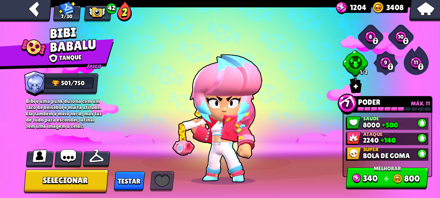 Conta Brawl Stars! 17827 Troféus, 52 Brawlers, 50 Skins e mais! ENTREGA IMEDIATA