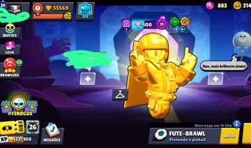 Conta brawl stars,55k trofeus,mtas skins,lendario e fama marciana 3