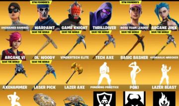 CONTA FORTNITE SALVE O MUNDO FUNDADOR + 3200 VBUCKS