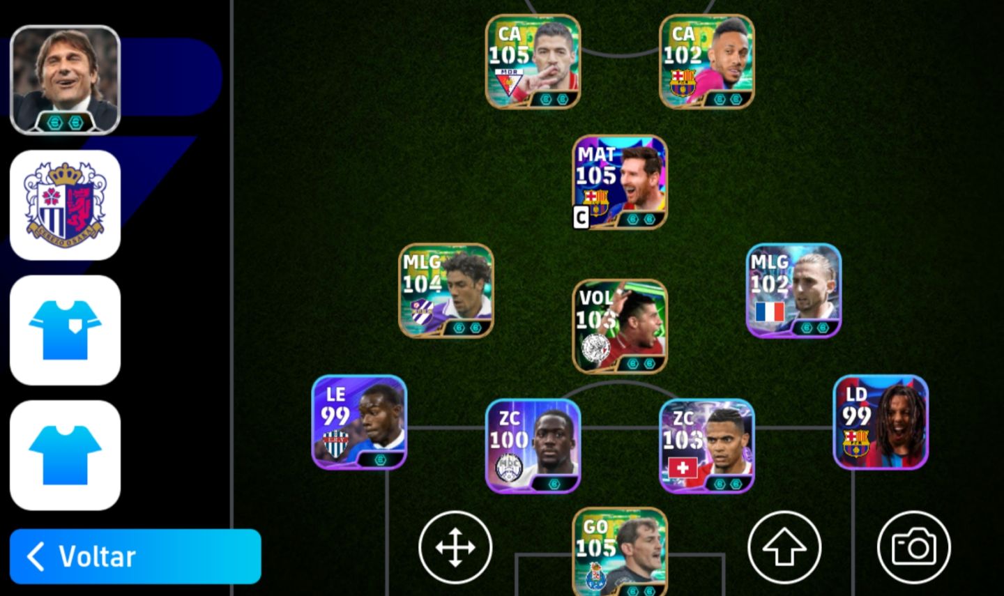 Continha braba efootball mobile