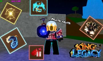 KING LEGACY FRUTAS FISICA PRECO UNICO!!!