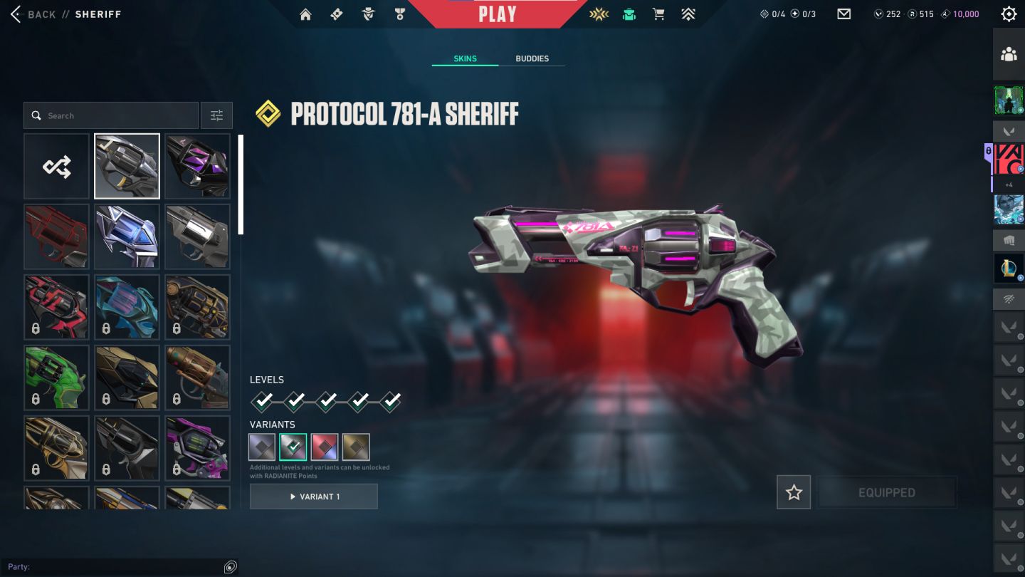 CONTA VALORANT COM VÁRIAS SKINS | FACAS + VANDAL + PHANTOM + SHERIFF