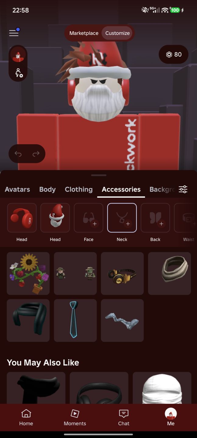 Conta de Roblox com redclockwork