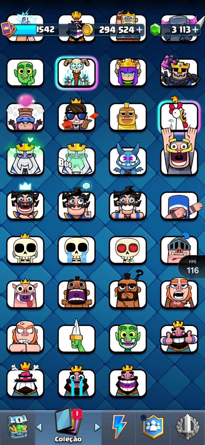 Conta Clash Royale
