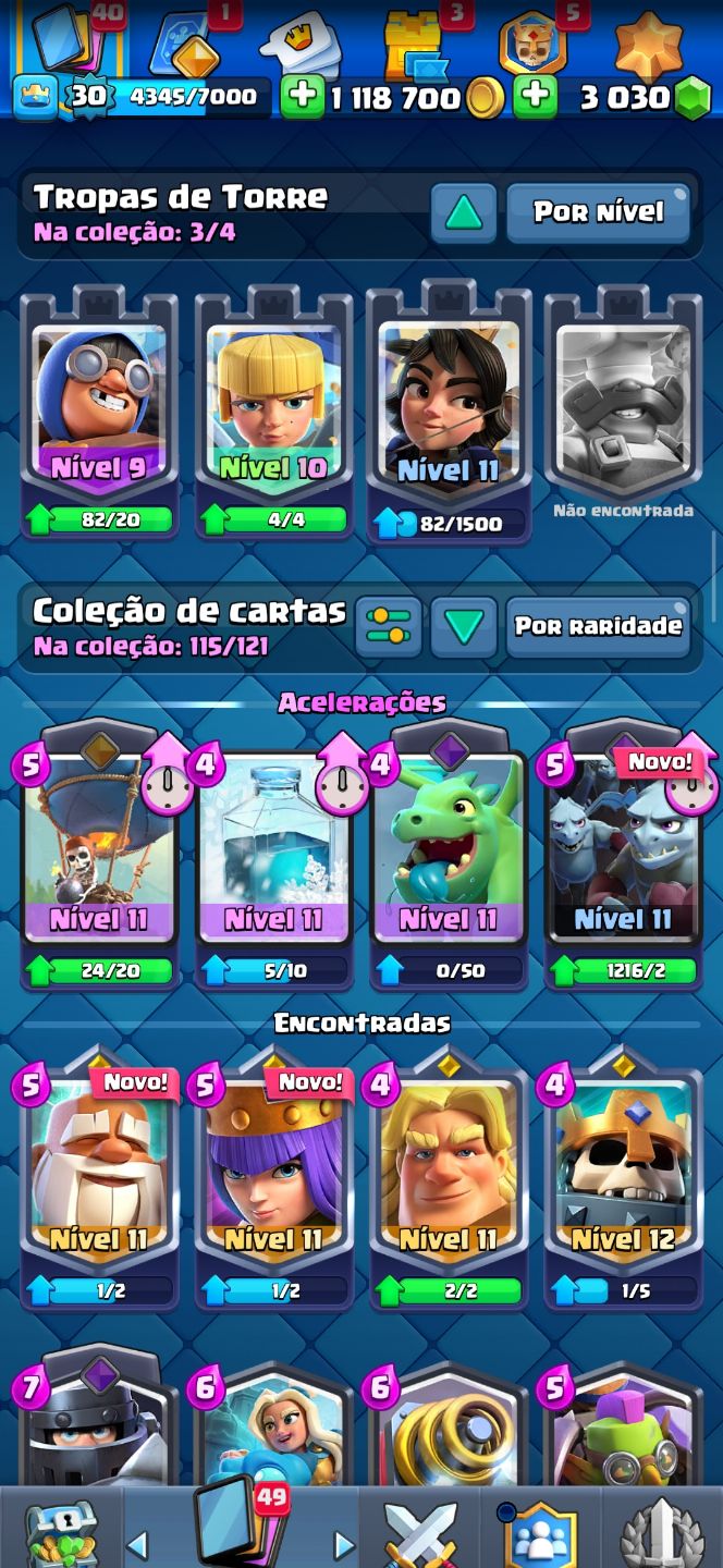 CONTA CLASH ROYALE CLASH OF CLANS E BRAWL STAR!!