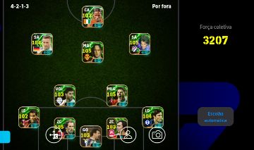 Conta Top Efootball, Batistuta, Reus e CIA