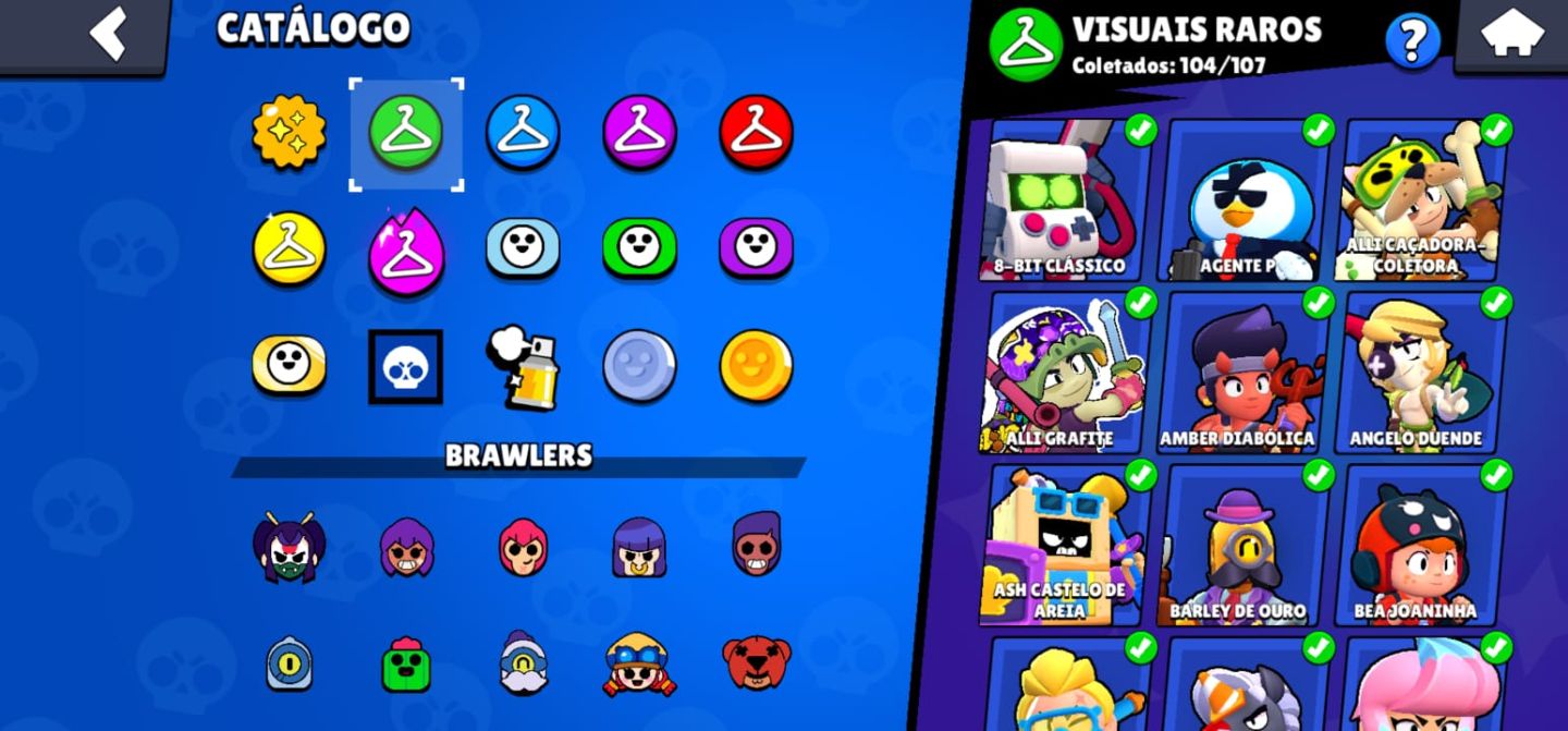 Conta de Brawl stars mestre 3 rara