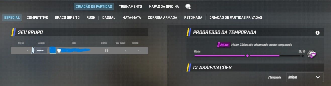 CONTA CS2 PREMIER + GC + FACEIT - TRUST FACTOR VERDE