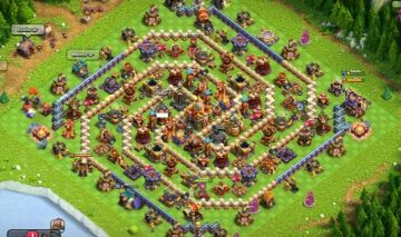 CV16 Quase Full|Defesas FULL|Skins Lendárias|Ferreiro Top|2060 Gemas|XP 206