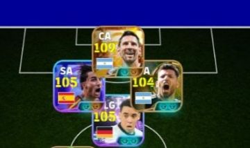 CONTA EFOOTBALL RARA! MESSI 110 + MUSIALA + FERRAN TORRES BUGADO E++++!