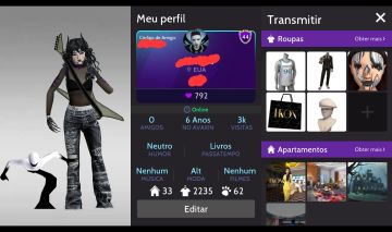 CONTA UNISSEX LEVEL 44 COM ITENS ALT FOCADA EM CROWNS E AVACOINS ++ BRINDE