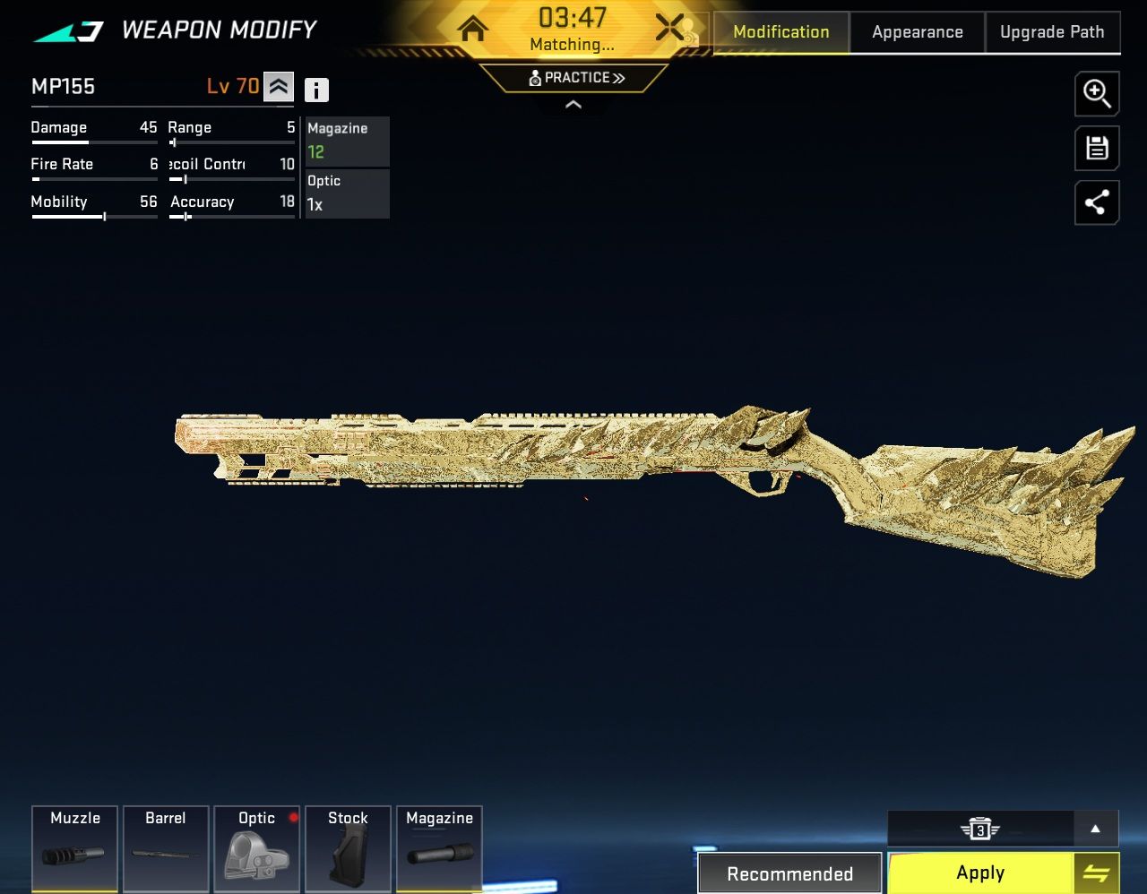 CONTA BLOODSTRIKE COM 1959 DE GOLD