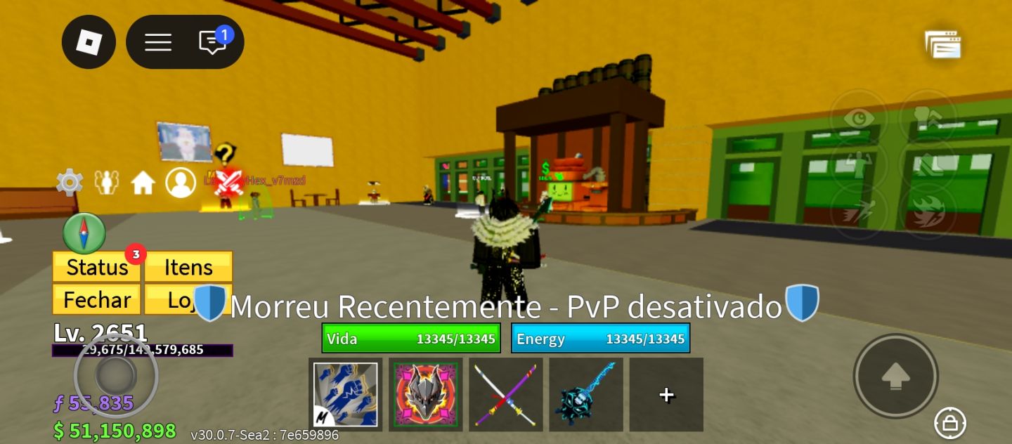 Conta de roblox - blox fruits