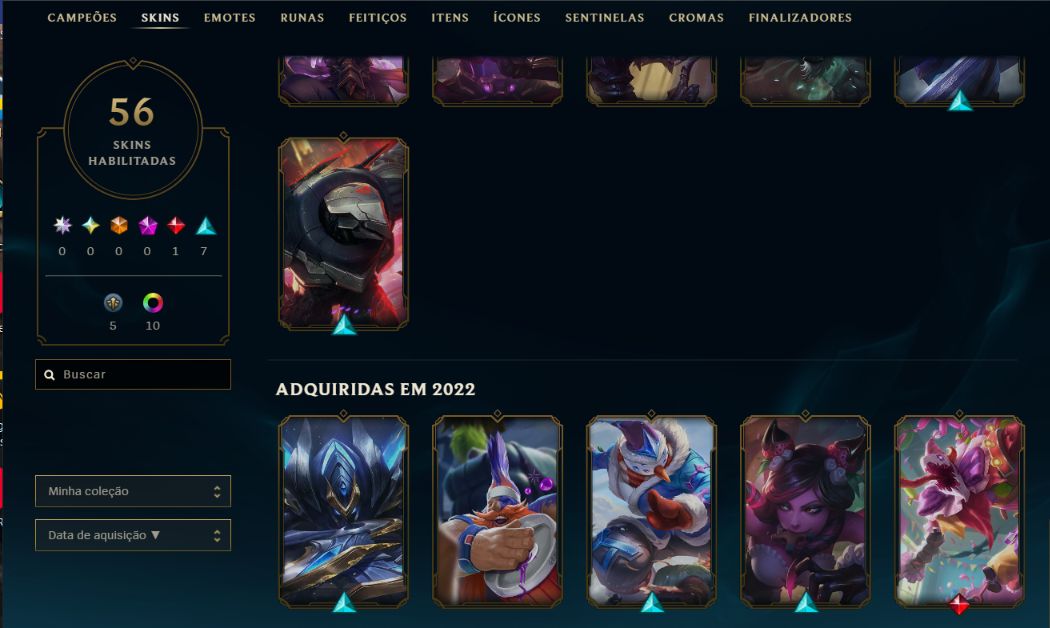 SMURF PLAT | NIVEL 47 | MAIN ZED E TALON COM SKINS