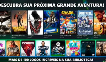 CONTA DA XBOX COM 100 JOGOS!!!!