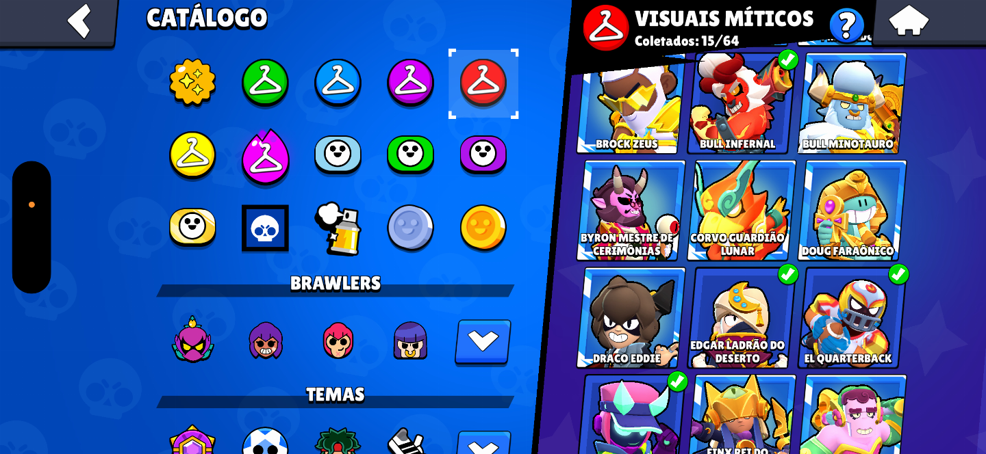 Conta de Brawl stars com 55k de troféus