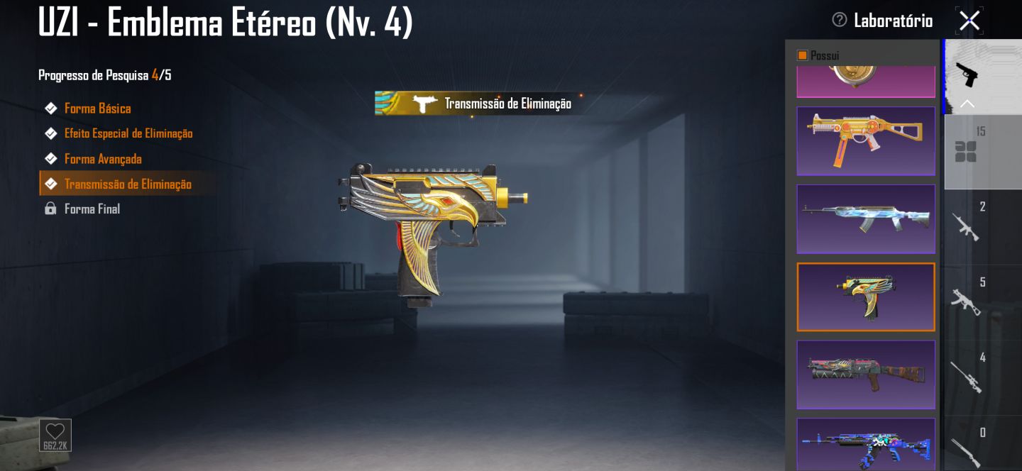 PUBG MOBILE | 3 GILT | 15 ARMAS UP | LAMBORGHINI SVJ | COLEÇÃO 52 | 12 RPs