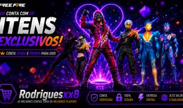 [MELHOR PREÇO] CONTAS FREE FIRE (ECLIPSE)