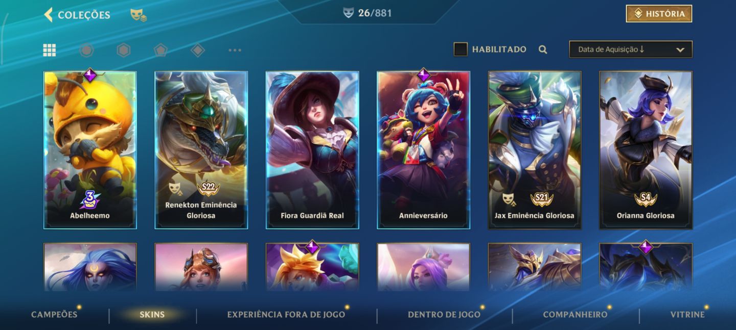 Conta Wild Rift Grão Mestre