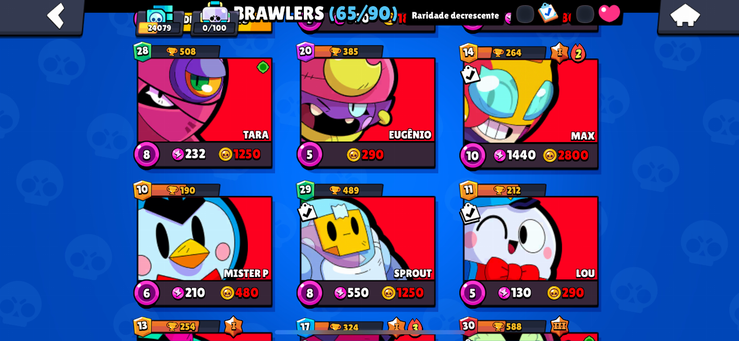 Conta Brawlstars 2018 24000 troféus