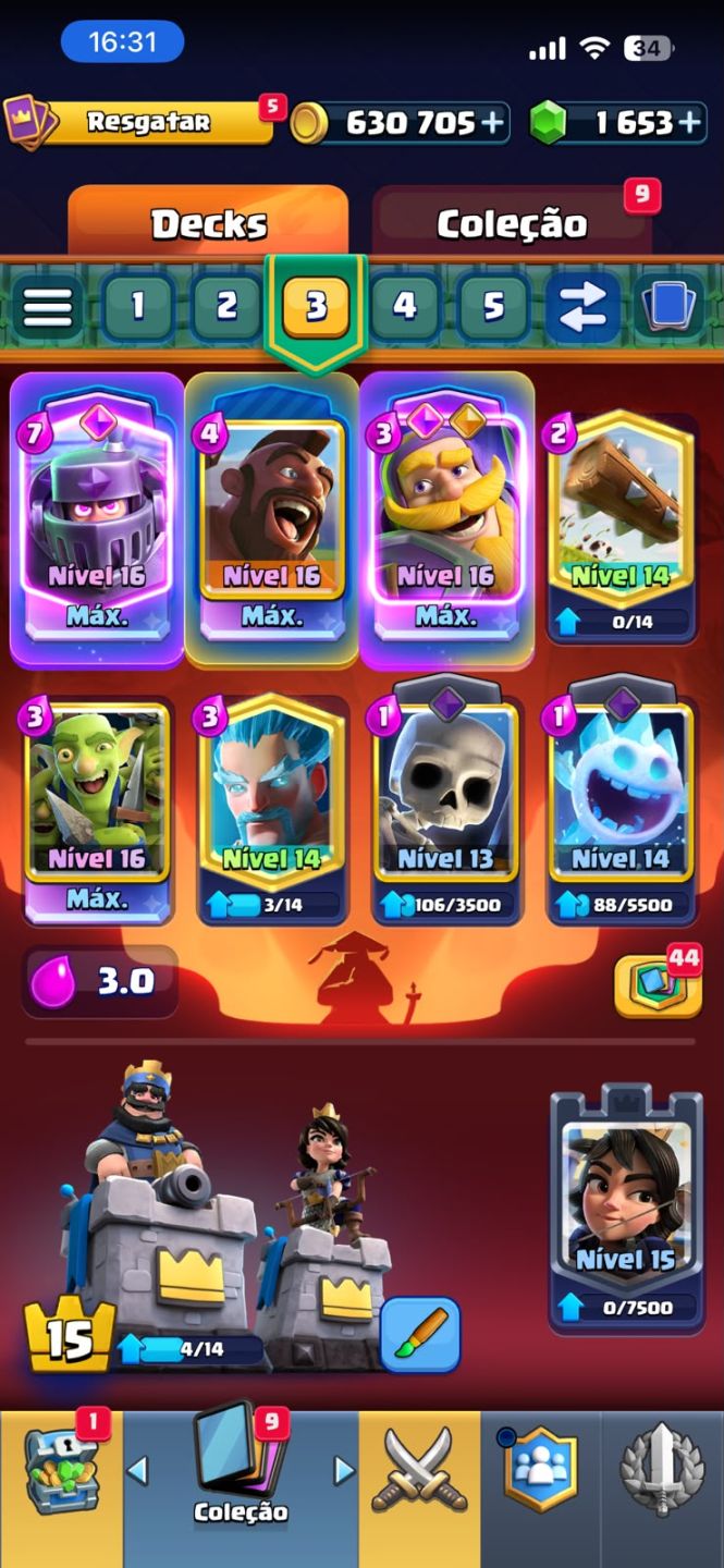 Conta Clash Royale com uma de brinde