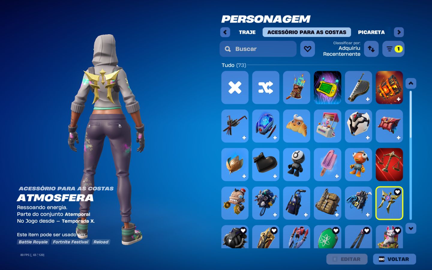 Conta antiga Fortnite - desde a Temporada 3 do capitulo 1 - skins, danças e etc.