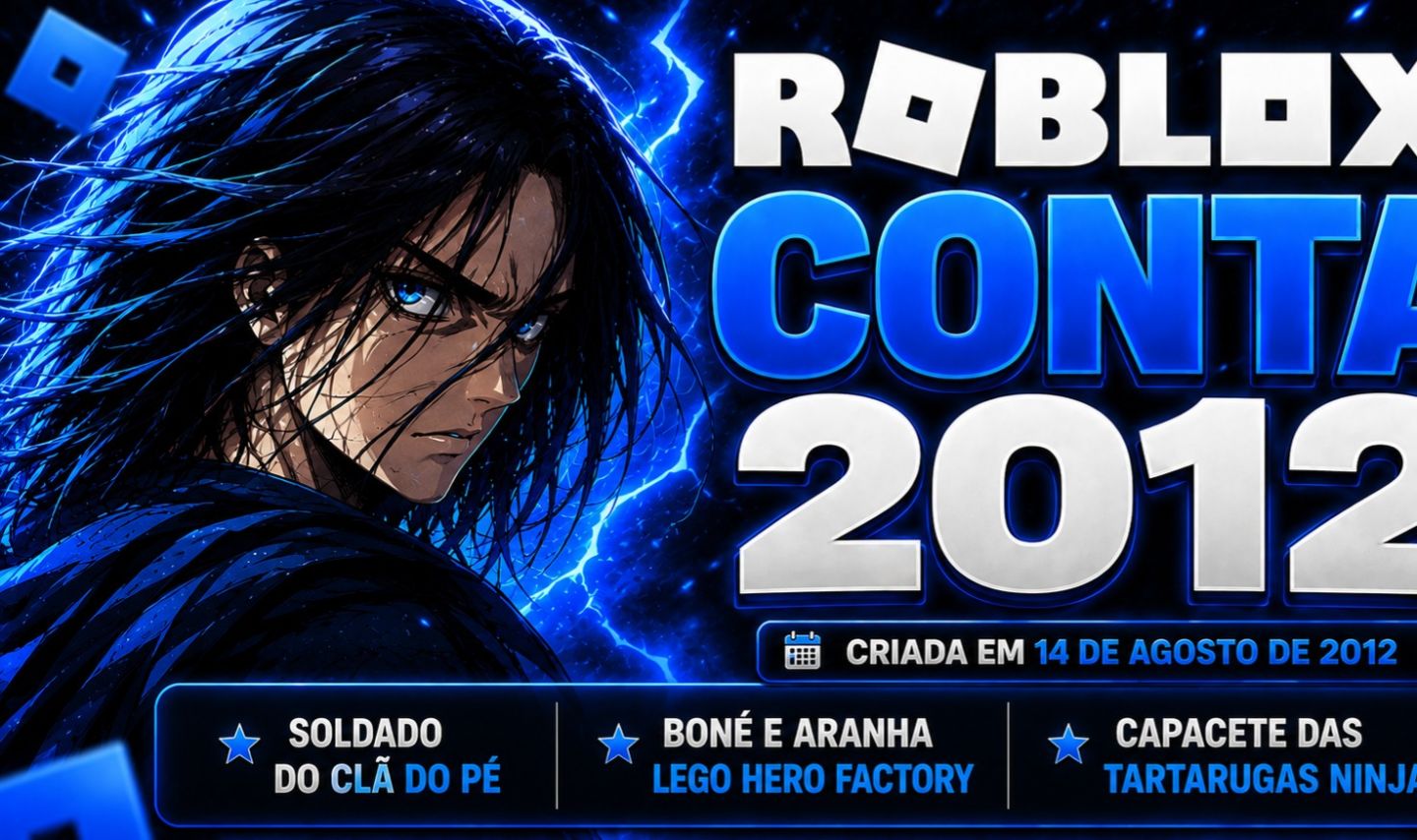Conta Roblox 2012 | Itens LEGO Hero Factory + TMNT + Clã do Pé