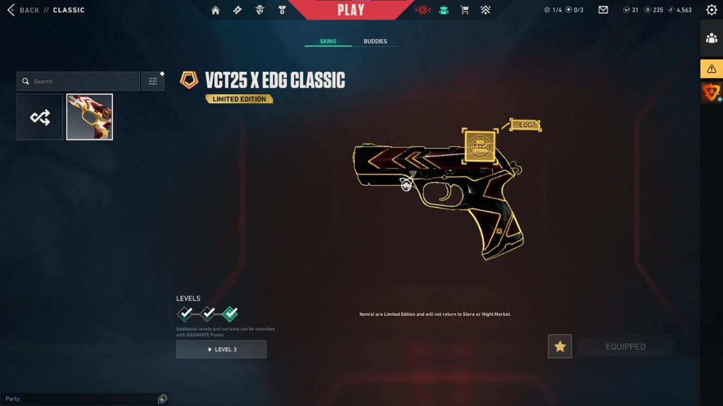 Conta de Valorant com Varias Skins | Skins Champions