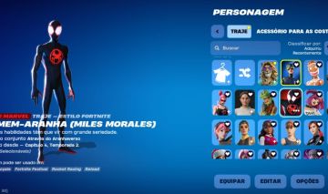 CONTA FORTNITE COM DIVERSAS SKINS RARAS, COLLABS E PASSES + MILES MORALES