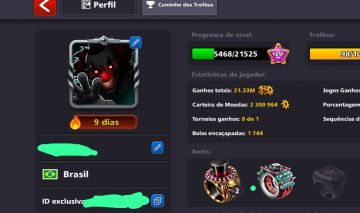 Conta 8 Ball Pool À Venda! Upada