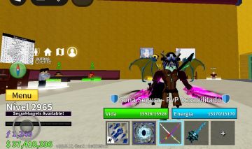 Conta quase lv +3000, blox fruits+ dragon permanente
