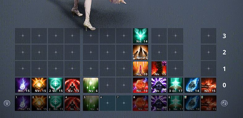 CONTA AION 2 CLERIC 2200 DE GS,96kCP, LV 45 COM ARQUEIRA ALT LV 45