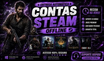 Contas offline steam, melhores preços!! (ENTREGA AUTOMATICA)compre 1 leve 2!!!!!