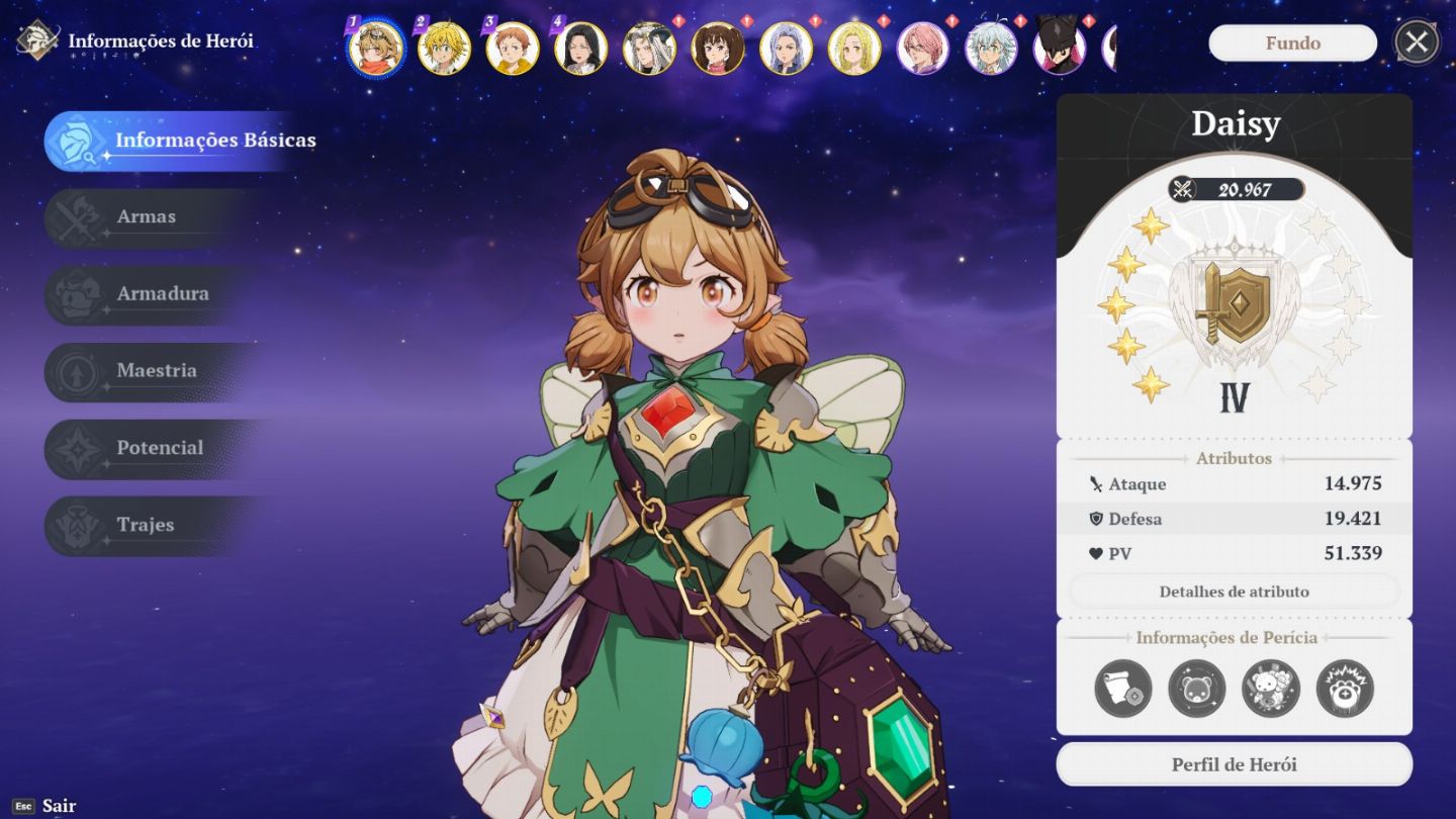 CONTA END GAME 7DS ORIGIN | +78K POWER PITY 60+ GARANTIDO