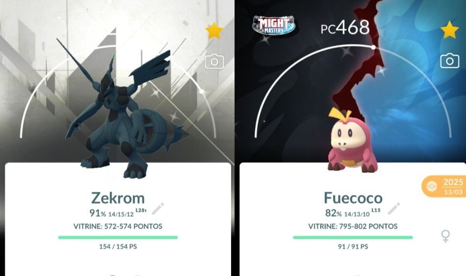 CONTA PREMIUM LV42 ZEKROM SHINY FUNDO 4 LENDARIOS SHINYS E MAIS - POKEMON GO
