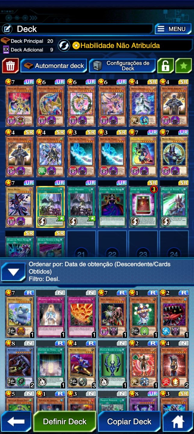 Conta Yu-gi-oh Duel Links + 17 Decks Meta Prontos+100 Personagens Desbloqueados