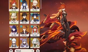 CONTA GENSHIN AR60 VARIOS PERSONAGENS T5 E ARMAS T5