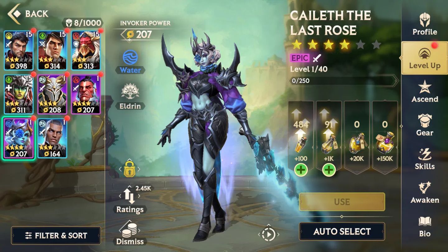 INVOKERS TITAN LEGACY: CONTA INICIAL COM 3 PERSONAGENS ÉPICOS