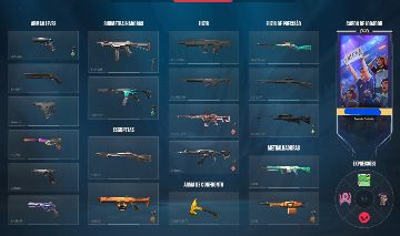 CONTA VALORANT PEAK IMORTAL - VANDAL, FACA, PHANTOM, SPECTRE E OPERATOR