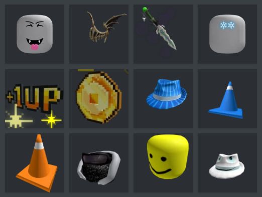 LIMITEDS ROBLOX - ESTOQUE ATUALIZADO (ROYAL CROWN, HP BAR, BUNNY EARS E OUTROS)!