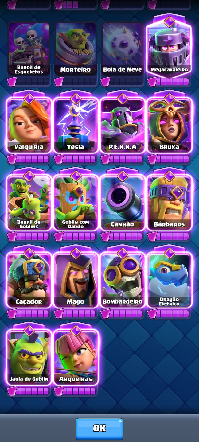Conta de Clash Royale + EVOS + HEROIS!!!