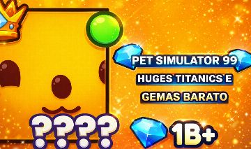TITANIC HUGES E GEMAS PET SIMULATOR 99 - (PS99) [ANUNCIO MAIS BARATO GGMAX]