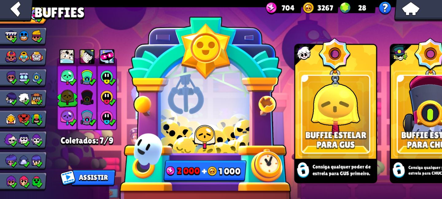 CONTA END GAME BRAWL STARS - 62K+ TROFÉUS (TODOS OS BRAWLERS + SKINS RARAS) D