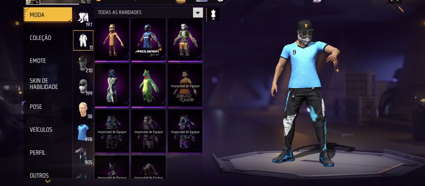 Conta free fire muita rara e exclusiva