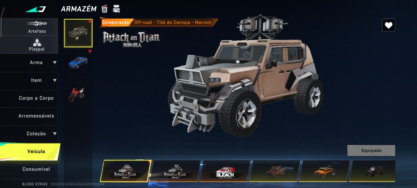 Conta blood strike:contém skins ultra rara