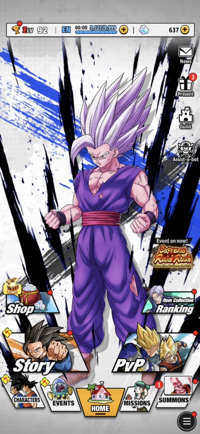CONTA DE DBL COM GOHAN BESTIAL