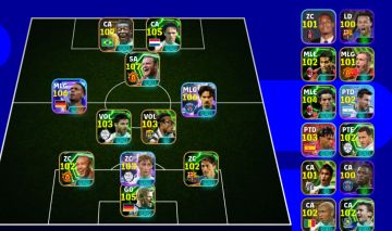 Conta com Pelé 108, Van Basten 105, Davids 103, Rooney 107, Luiz Soares 105 e +