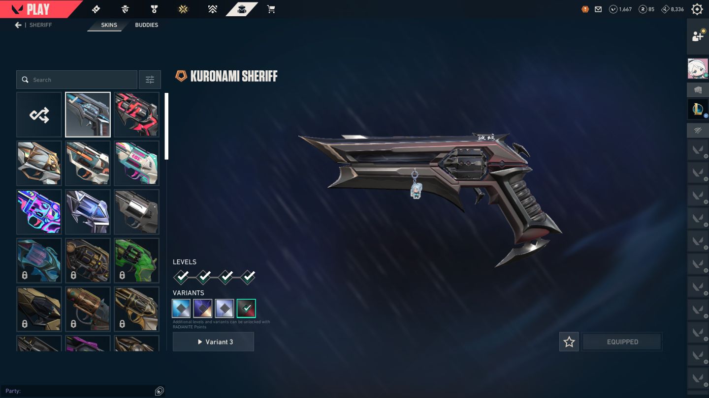 CONTA VALORANT LVL 549 | DIMA 1 | VANDAL CHAMPIONS 2025 + 24 SKINS+1667 VPS