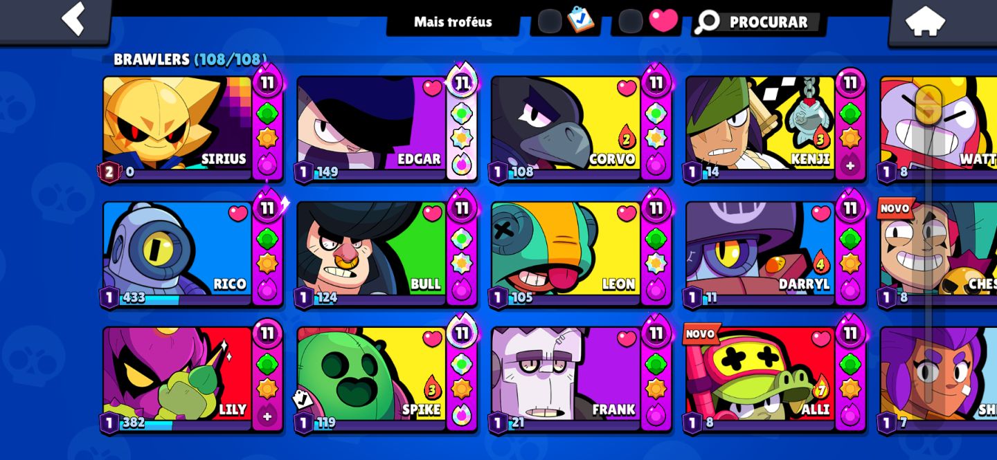 Conta de Brawl Stars