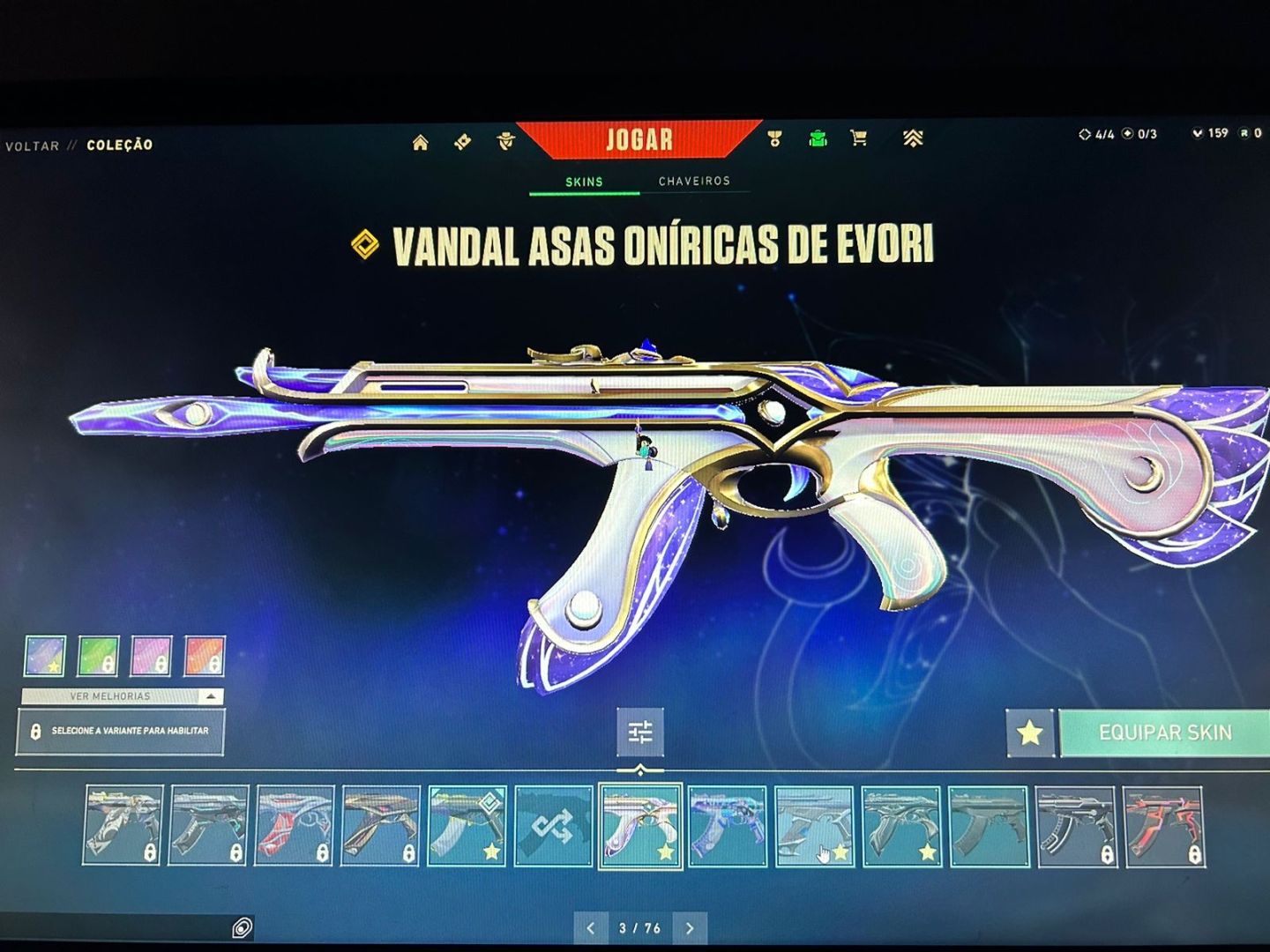 CONTA NÍVEL 109 CONTENDO SKINS